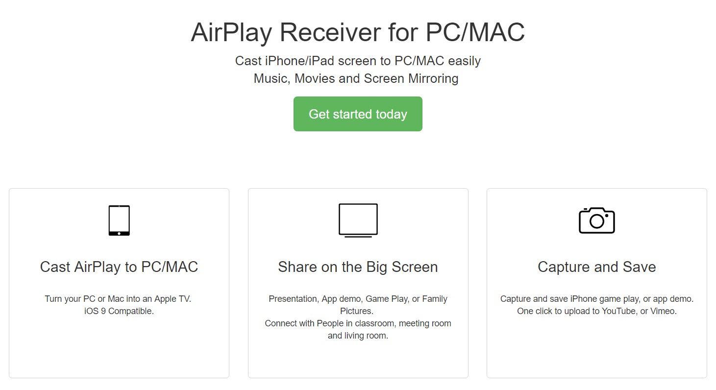 Screen airplay