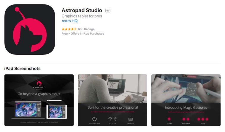 astropad studio requirement
