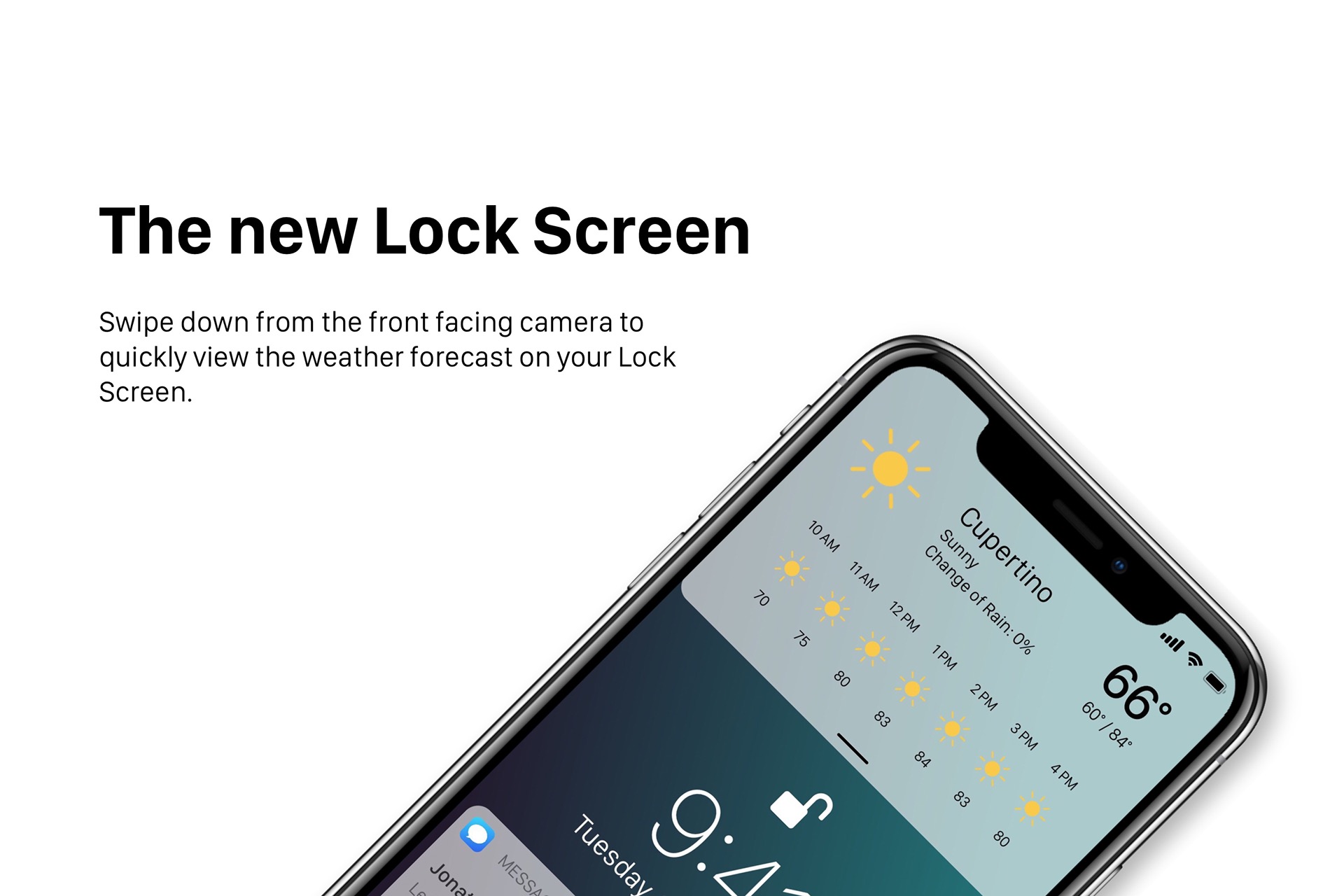 Ios day. Swipe to Unlock iphone.