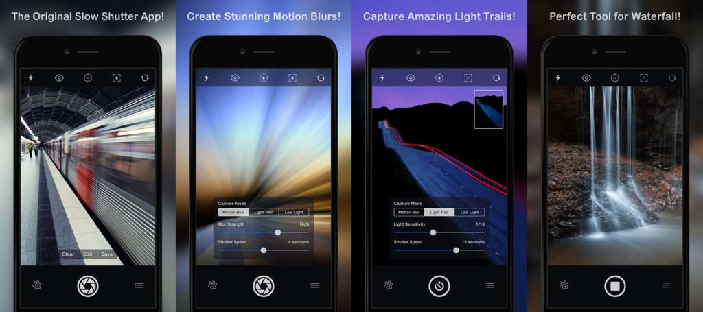 Slow Shutter Cam แอปถ่ายภาพด้วยสปีดชัตเตอร์ต่ำ (Slow Shutter Speed)