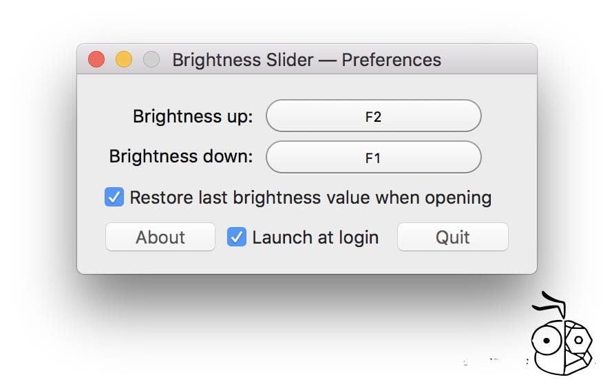 mac brightness slider