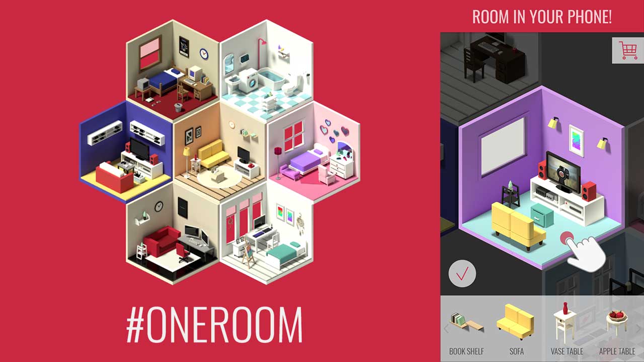 ออกแบบและตกแต่งห้องในสไตล์ของตัวเองผ่านเกม #OneRoom