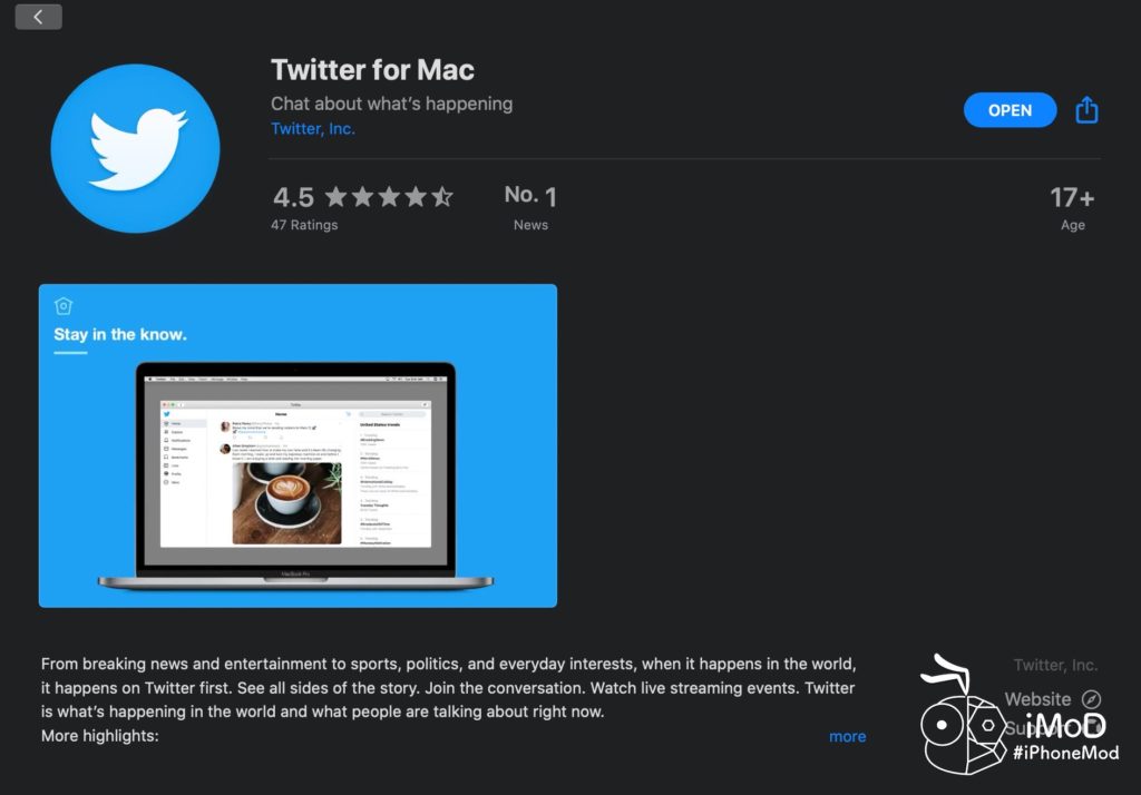 twitter for mac unauthorized