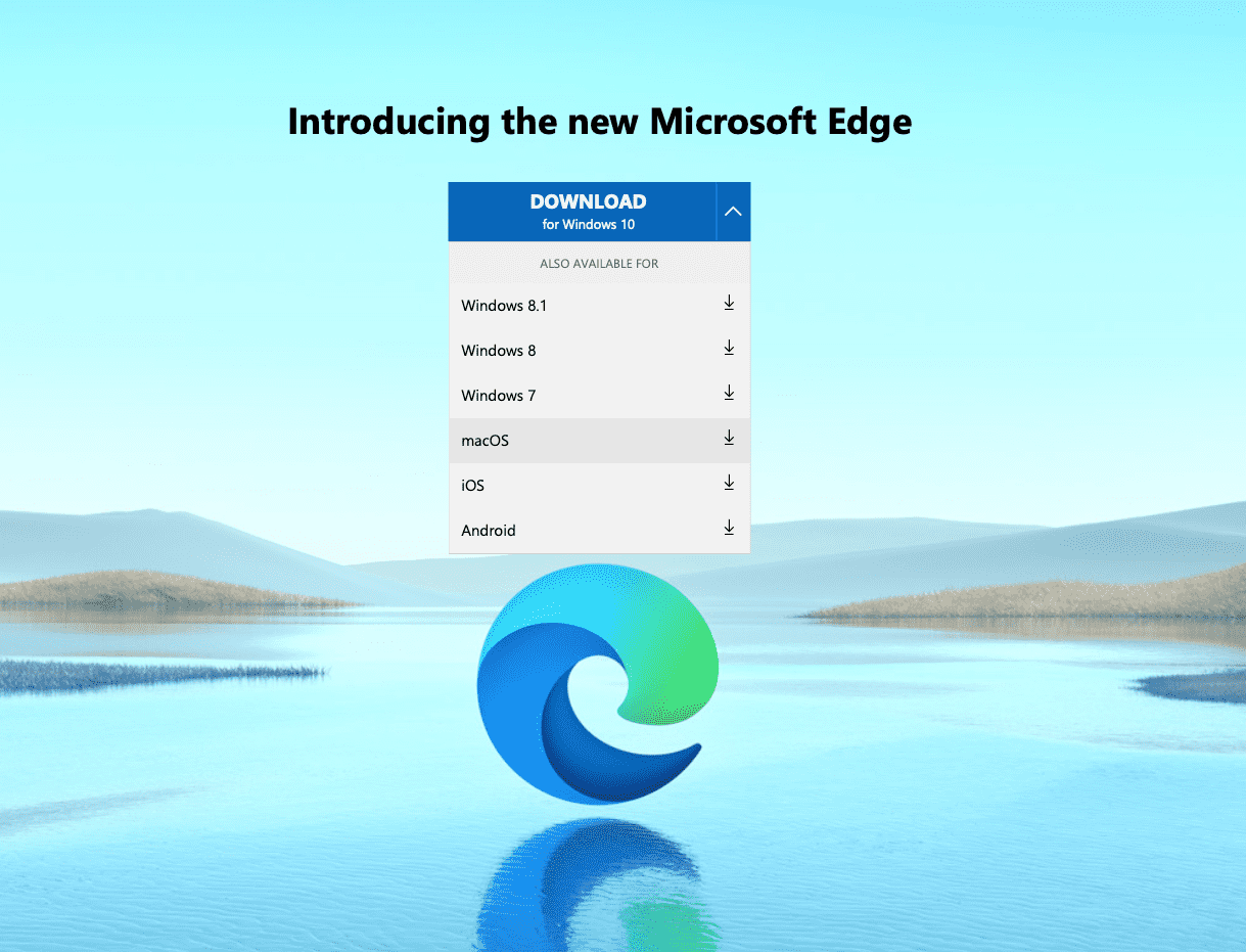 Windows edge. Microsoft Edge Mac os.