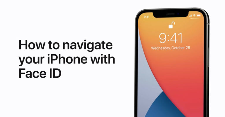 Apple แชร์วิดีโอแนะนำการใช้ iPhone รุ่น Face ID (เบื้องต้น)