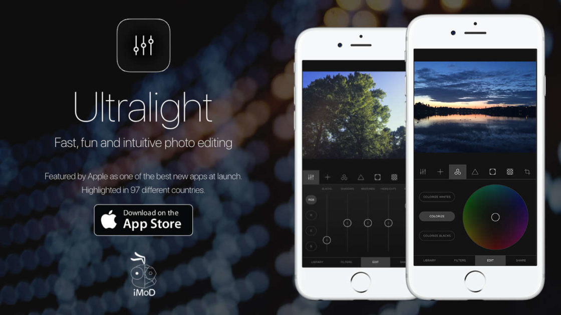 Ultralight - Photo Editor แอปแต่งรูปใช้งานง่าย แถมมีประสิทธิภาพสูง - iMoD