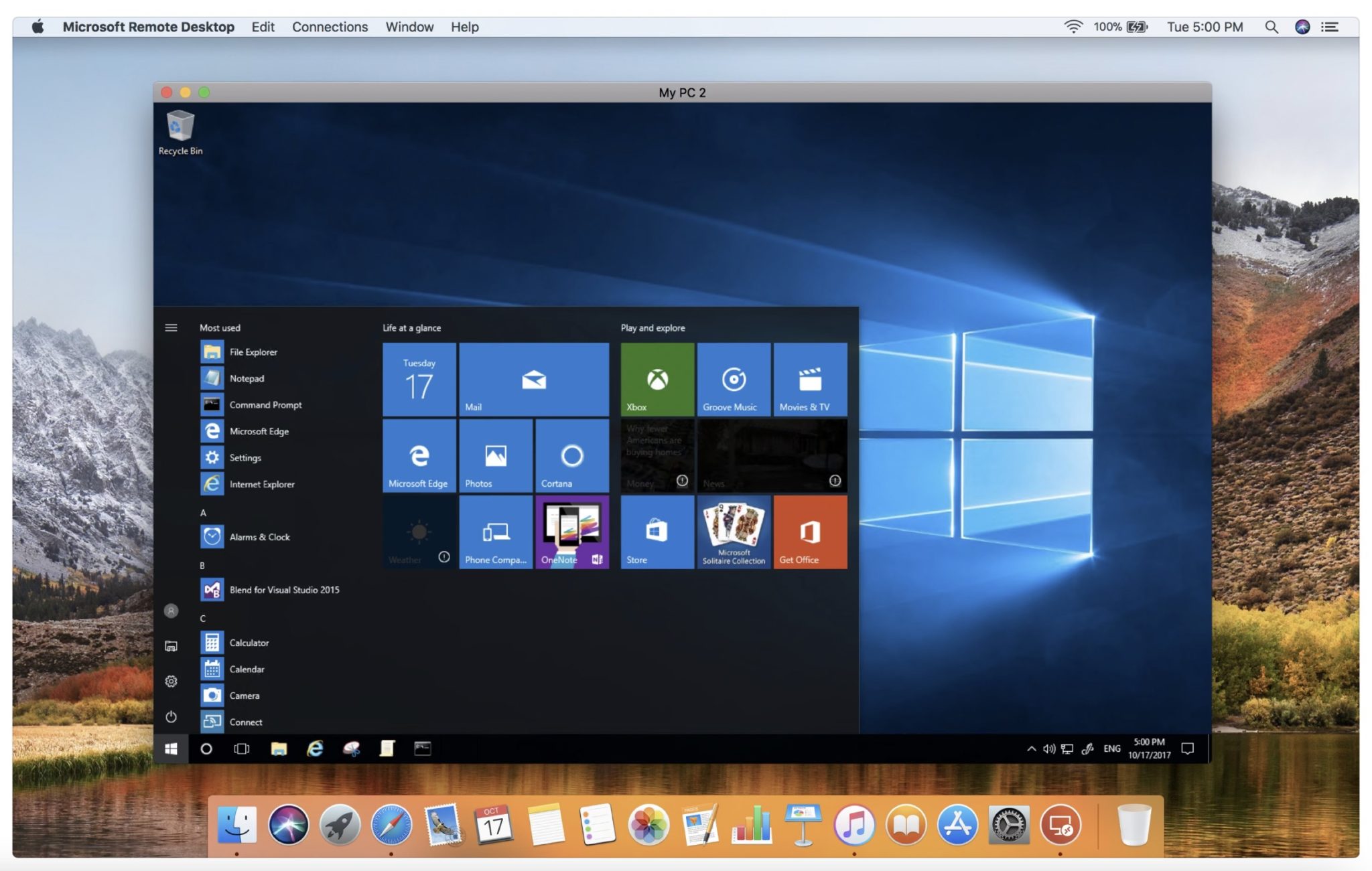 microsoft remote desktop update mac